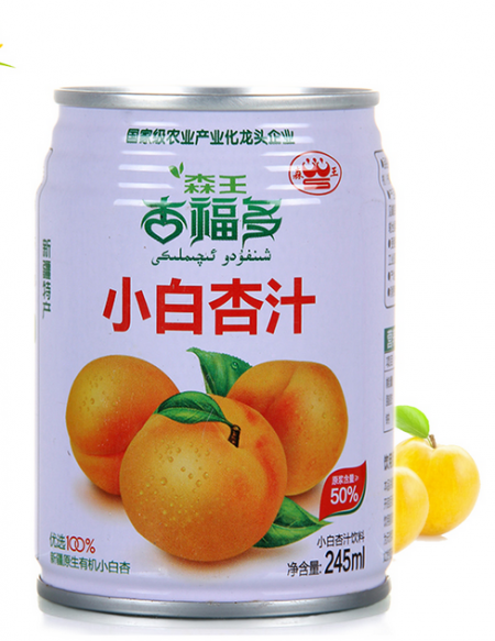 森王小白杏汁245ml